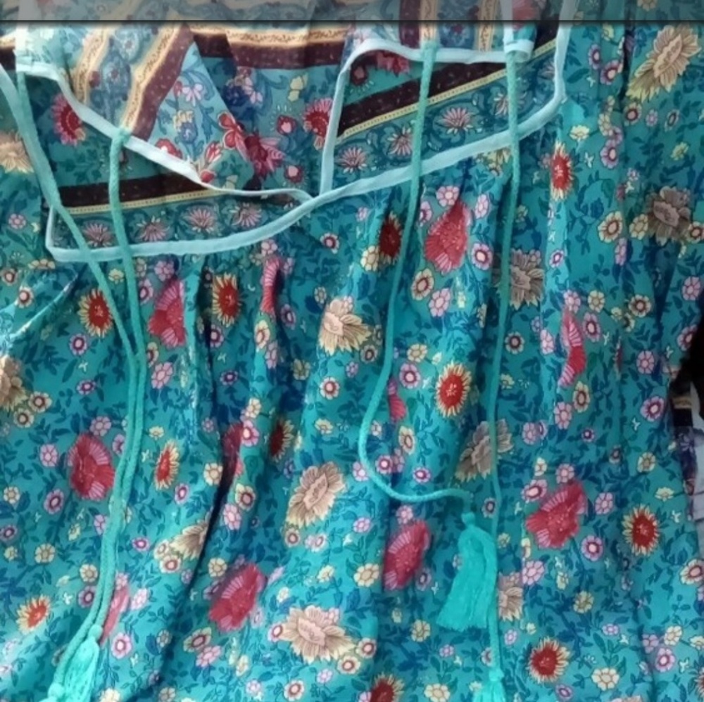 1 left only! 3XL SALE! Floral Boho Wanderer maxi - Picture 6 of 8